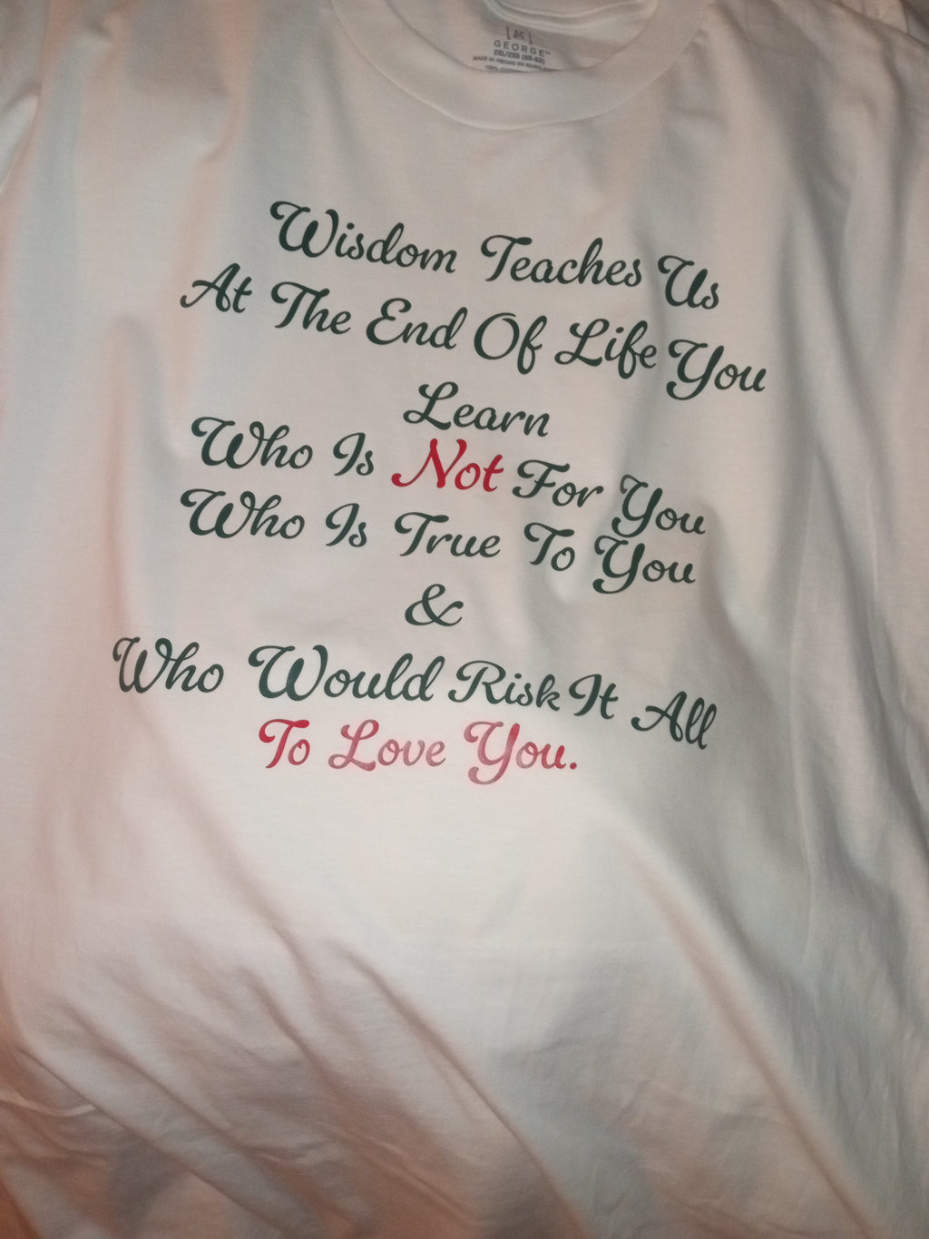 Wisdom Teaches Us T-Shirt